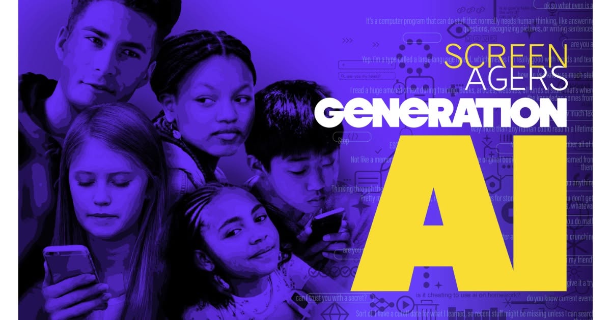 Screenagers Generation AI Poster